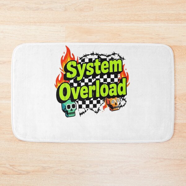 Item preview, System Overload – Y2K Cyberpunk Flame Skull Graphic designed and sold by VegoStores.