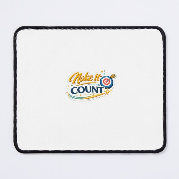 Item preview, Make It Count Motivational Typography | Bold Inspirational Quote Design designed and sold by Lovestickerco.