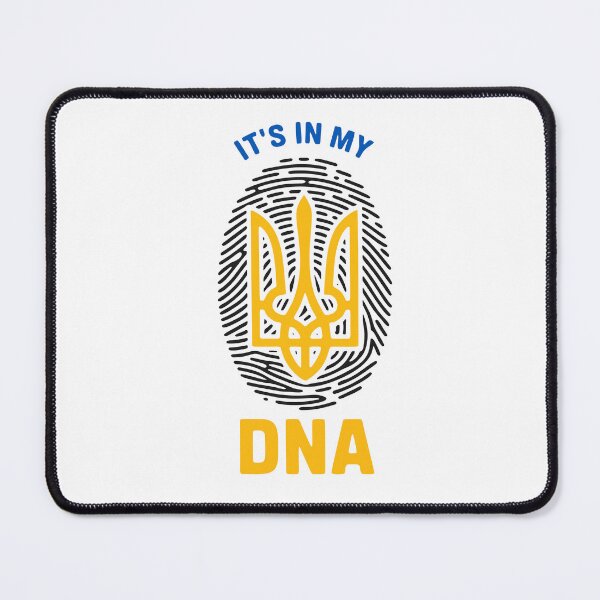 Item preview, Ukraine DNA Fingerprint Ukrainian Heritage Pride designed and sold by cabana.space.