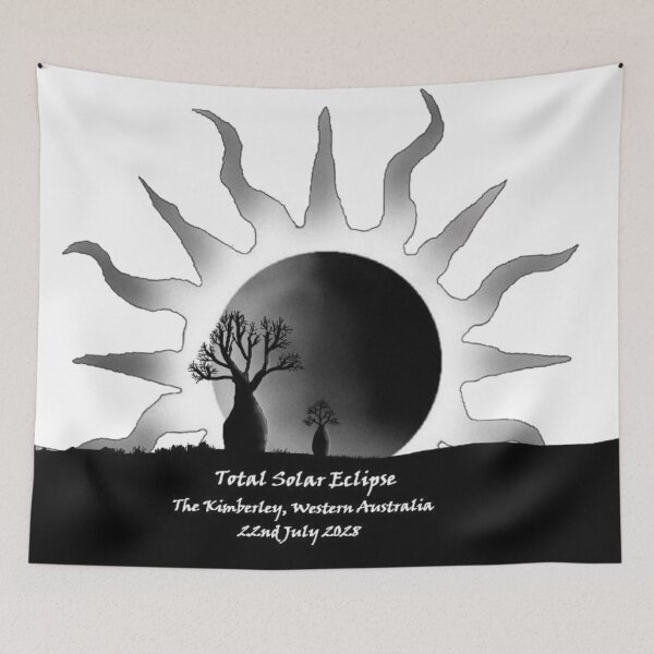 Item preview, Solar Eclipse 2028 designed and sold by bluegumleaf.