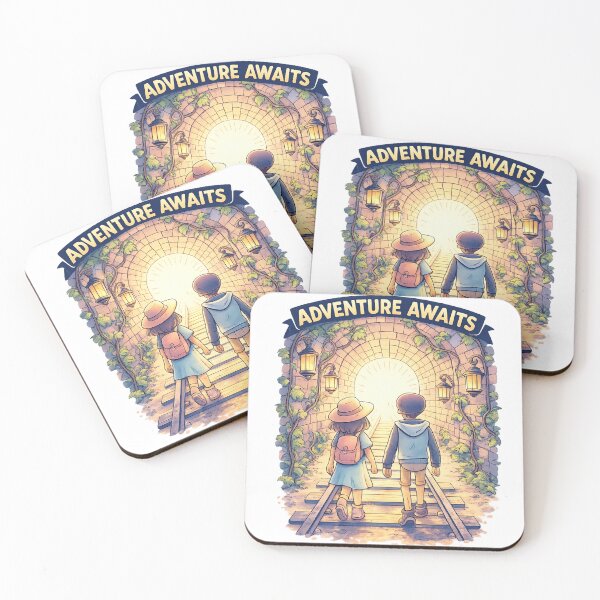Item preview, Adventure Awaits Inspirational Travel Design designed and sold by SoftSproutstu.