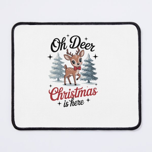 Item preview, Oh Deer Christmas Is Here Cute Animal Winter designed and sold by EllenJast.
