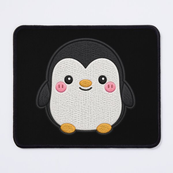 Item preview, Super Cute Kawaii Penguin Embroidery Patch Style | Chibi Pastel Penguin Aesthetic | Cute Animal Design designed and sold by ColorSplash123.