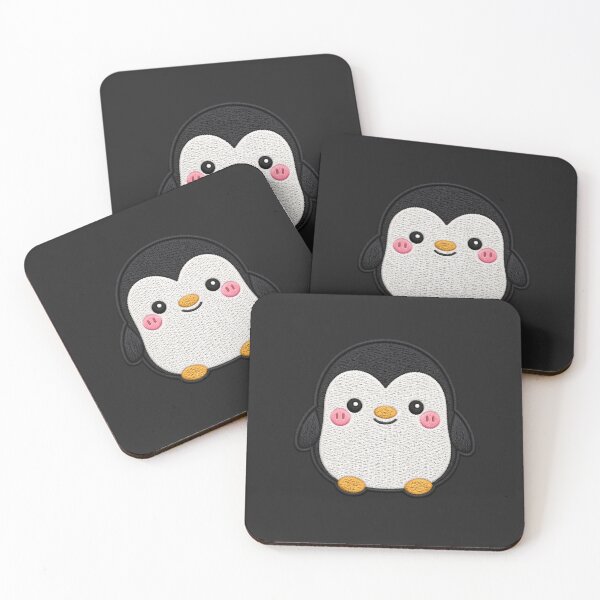 Item preview, Super Cute Kawaii Penguin Embroidery Patch Style | Chibi Pastel Penguin Aesthetic | Cute Animal Design designed and sold by ColorSplash123.