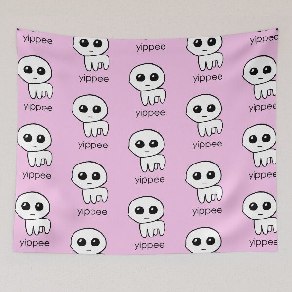 Item preview, Yippee! Cute Sad Creature Meme designed and sold by PickledjoArt.