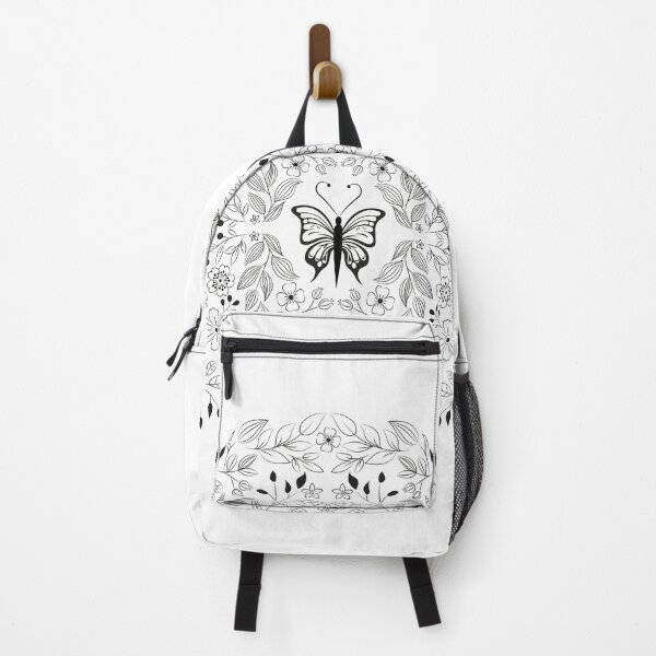 Item preview, Butterfly surrounded by flora designed and sold by godgeeki.