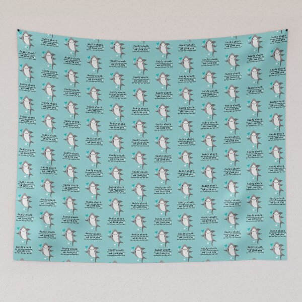 Item preview, Daddy shark father's day designed and sold by Thing3of4girlie.