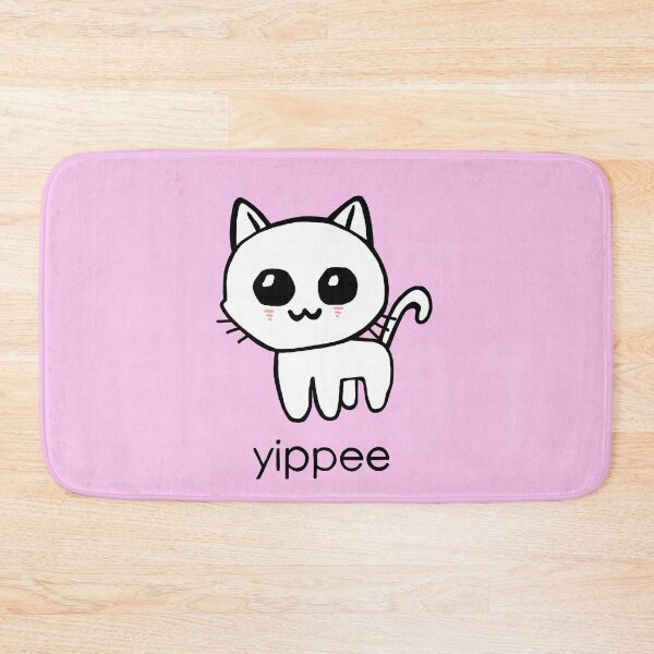 Item preview, Yippee Cat! Cute Creature Meme designed and sold by PickledjoArt.