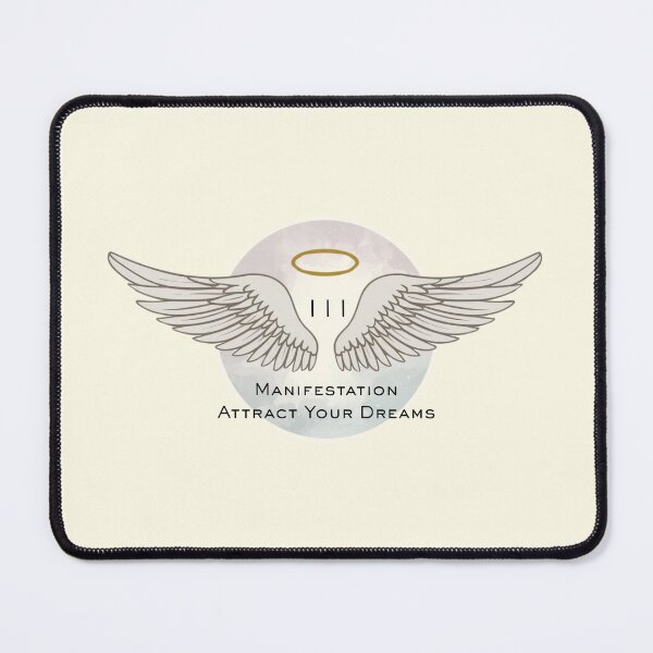 Item preview, III Angel Number Manifestation – Attract Your Dreams Spiritual Typography Design designed and sold by CosmicQuietLab.