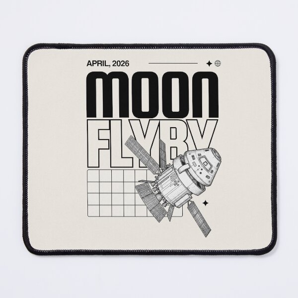 Item preview, Artemis II Moon Flyby 2026 - Orion Capsule Commemorative Print designed and sold by Tattyarts.