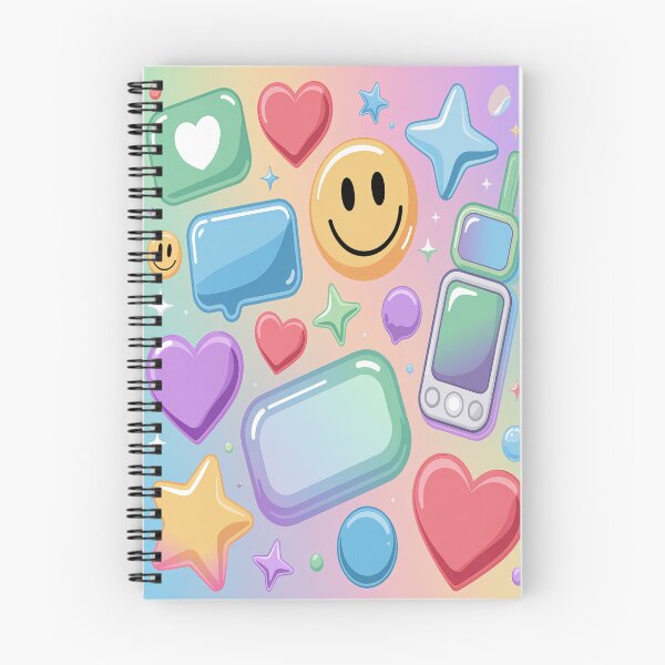 Item preview, Y2K Bubble Icons Collage – Retro Tech Aesthetic Pastel Sticker Design designed and sold by Tamas Das.