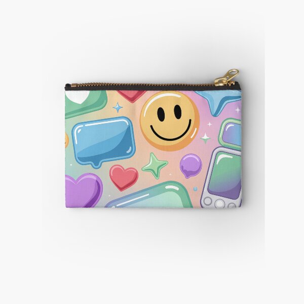 Item preview, Y2K Bubble Icons Collage – Retro Tech Aesthetic Pastel Sticker Design designed and sold by Tamas Das.