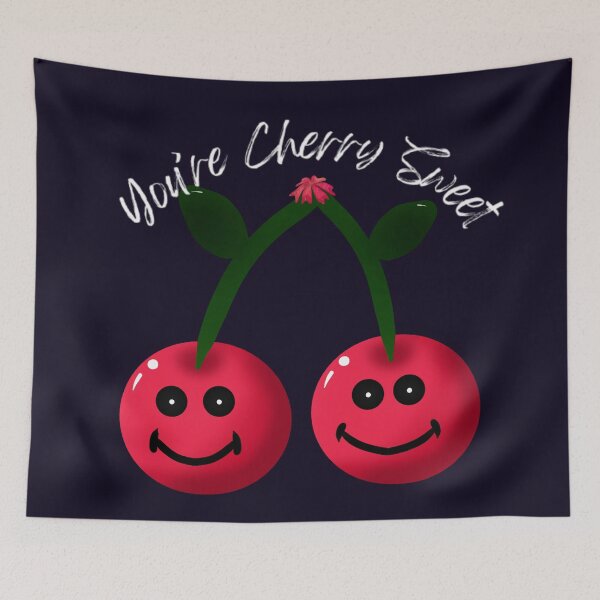 Item preview, You’re Cherry Sweet Typography, Cute Cherry Pun Design, Kawaii Fruit Quote, Romantic Sweet Saying, Cherry Aesthetic Gift Idea designed and sold by HopeAndHustle.