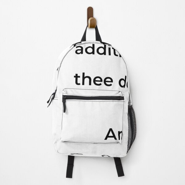 Item preview, "And by addition me of thee defeated," - print black designed and sold by ariksworld.