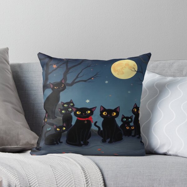 Item preview, Spooky Black Cats designed and sold by AllAroundArtist.