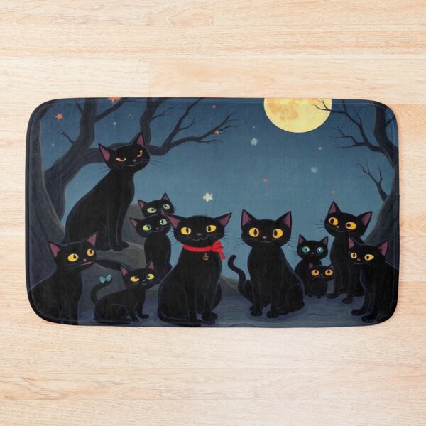 Item preview, Spooky Black Cats designed and sold by AllAroundArtist.
