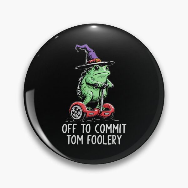 Item preview, Whimsical Frog Wizard Off To Commit Tom Foolery designed and sold by wansilastomi.