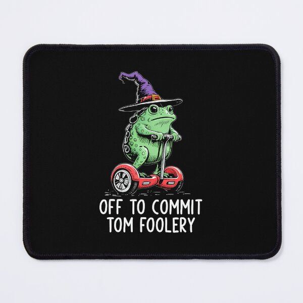 Item preview, Whimsical Frog Wizard Off To Commit Tom Foolery designed and sold by wansilastomi.