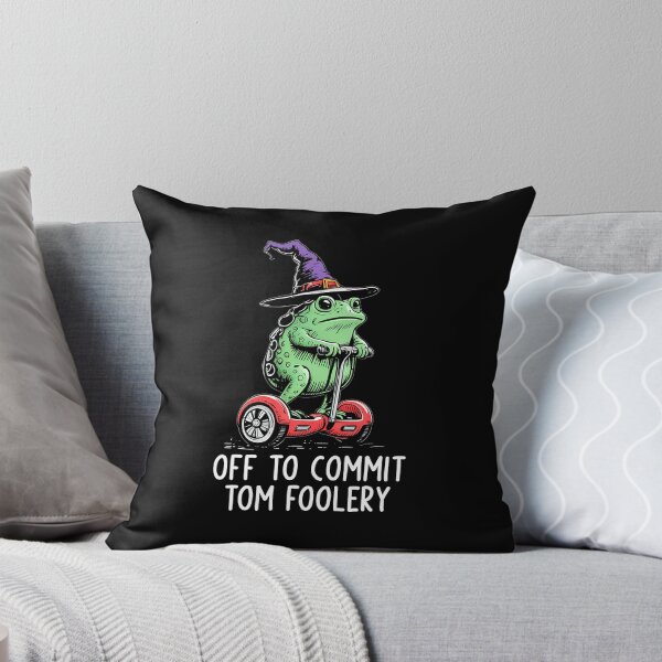 Item preview, Whimsical Frog Wizard Off To Commit Tom Foolery designed and sold by wansilastomi.