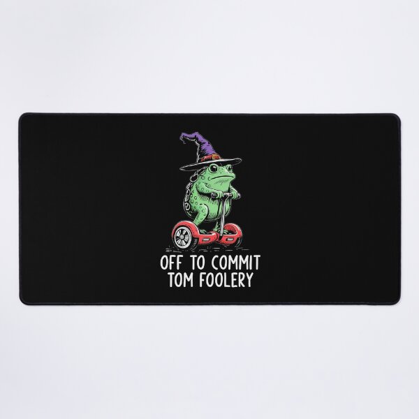 Item preview, Whimsical Frog Wizard Off To Commit Tom Foolery designed and sold by wansilastomi.