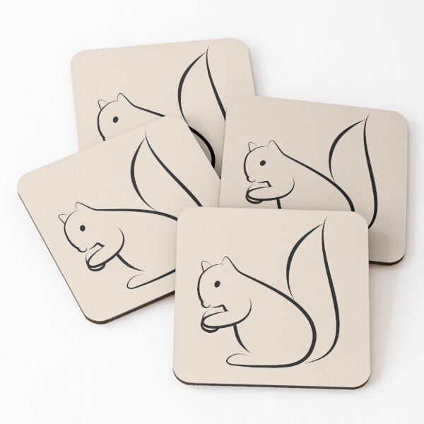 Item preview, Ilustración lineal de una ardilla designed and sold by OG-Graphics.