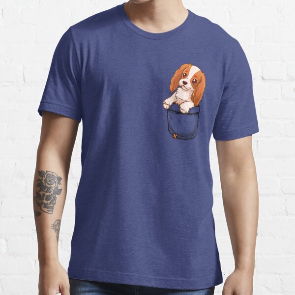 Pocket Cute Cavalier King Charles Spaniel Dog Essential T-Shirt