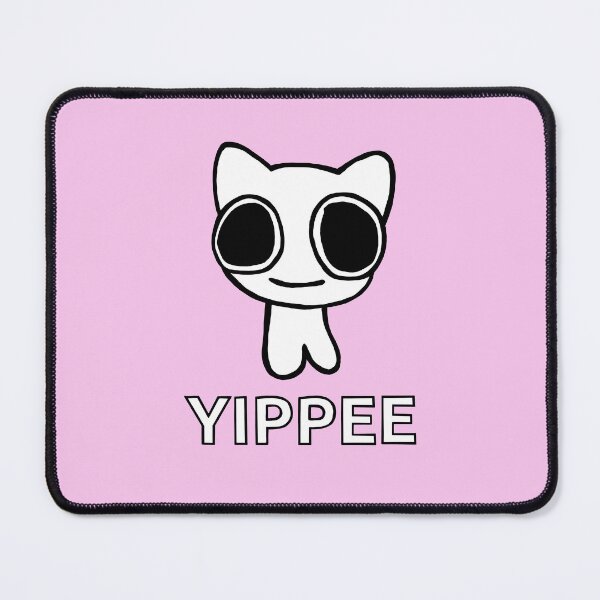Item preview, Yippee Cat! Cute Creature Meme designed and sold by PickledjoArt.