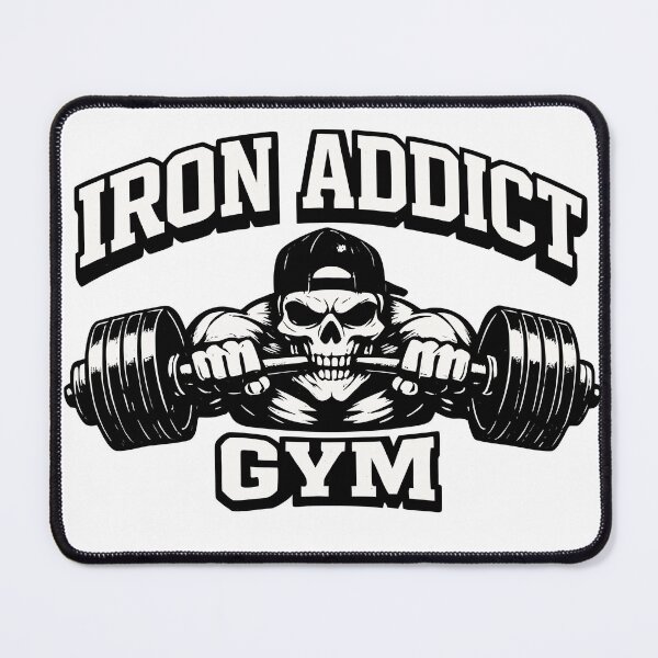 Item preview, Iron Addict Gym Gym Rat Workout Bodybuilding designed and sold by athenaVart.