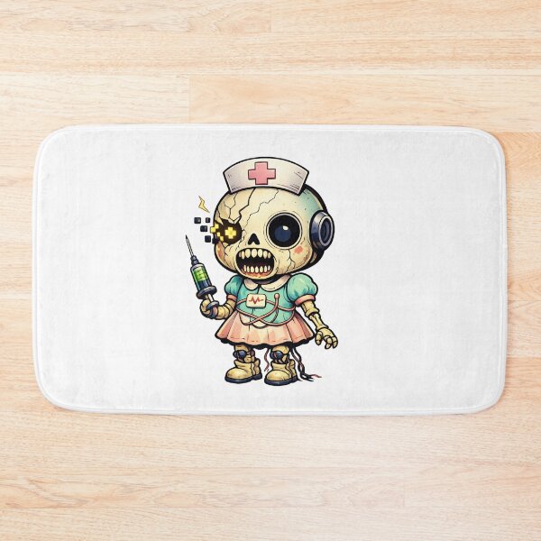 Item preview, Creepy Robot Nurse Dark Sci Fi Design designed and sold by SoftSproutstu.