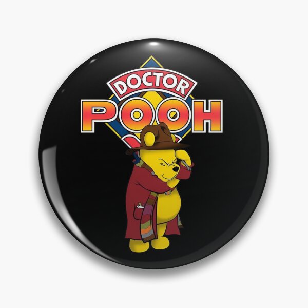 Item preview, Doctor Pooh - The Fourth Honey Doctor Mashup designed and sold by  The Midnight Library - Book Lover Gifts & Kindle Accessories.