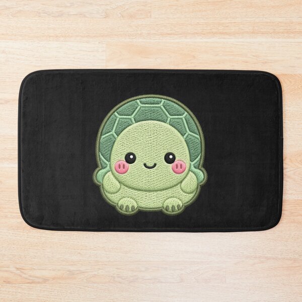 Item preview, Super Cute Kawaii Turtle Embroidery Patch Style | Chibi Pastel Green Turtle Aesthetic | Cute Animal Design designed and sold by ColorSplash123.