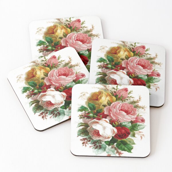 Item preview, Vintage Rose Bouquet Floral Design – Classic Romantic Flower Art designed and sold by SajolCanva.