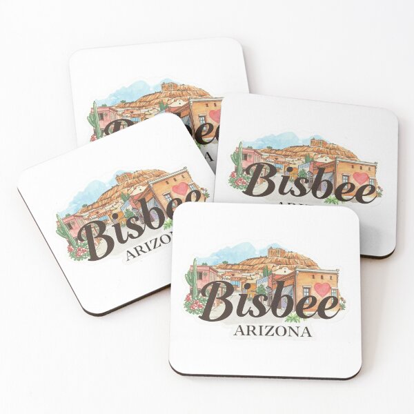 Item preview, Bisbee, Arizona Water Color Landscape  designed and sold by PamLeeDesign.