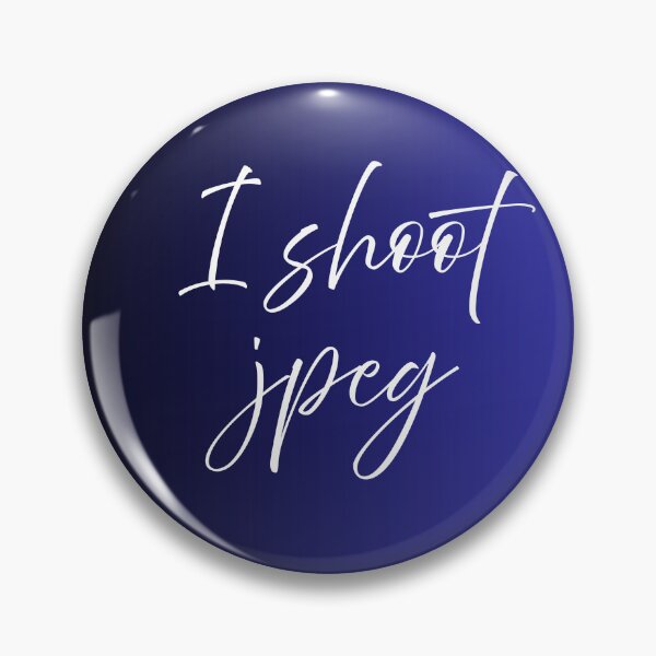 Item preview, I Shoot JPEG Minimal Photography Quote Design designed and sold by onubi.