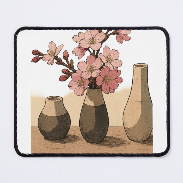 Item preview, Sakura like cute flowers and vase designed and sold by JackFrosticle.