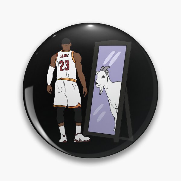 Item preview, LeBron James Mirror GOAT (Cleveland)  designed and sold by KARFAL.