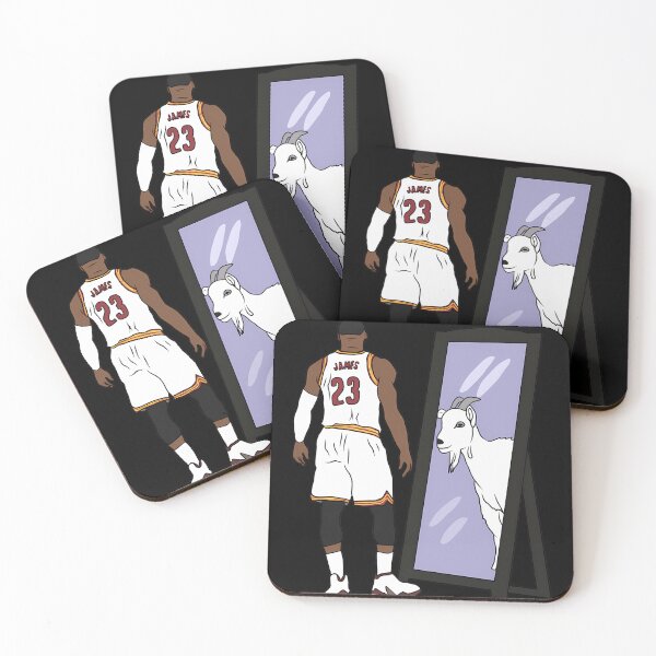 Item preview, LeBron James Mirror GOAT (Cleveland)  designed and sold by KARFAL.
