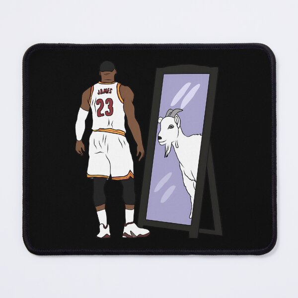 Item preview, LeBron James Mirror GOAT (Cleveland) designed and sold by KARFAL.
