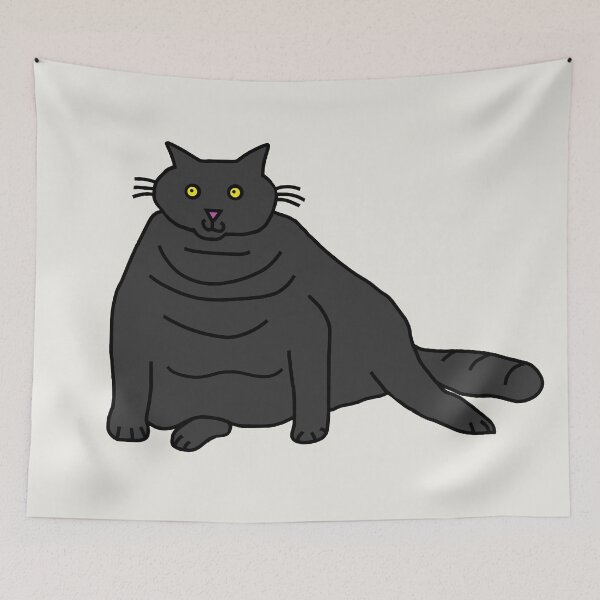 Item preview, Black Cat Chonk designed and sold by ellenhenry.