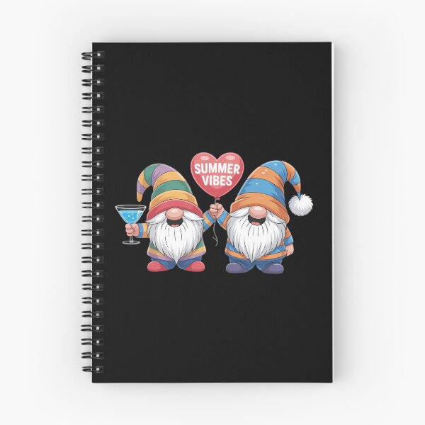 Item preview, Cute Beach Gnomes With Heart Balloons And Summer Vibes designed and sold by IdunayaStore.