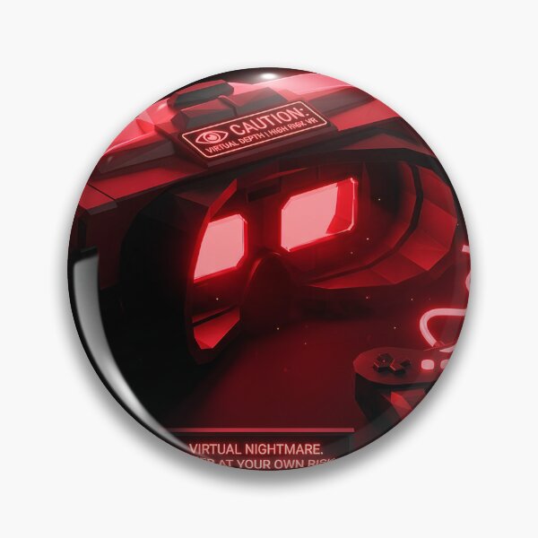 Item preview, Virtual Nightmare Low Poly Retro VR Gaming Illustration designed and sold by PhoenixDrake.