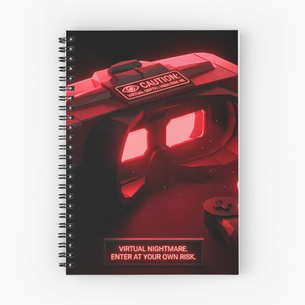 Item preview, Virtual Nightmare Low Poly Retro VR Gaming Illustration designed and sold by PhoenixDrake.