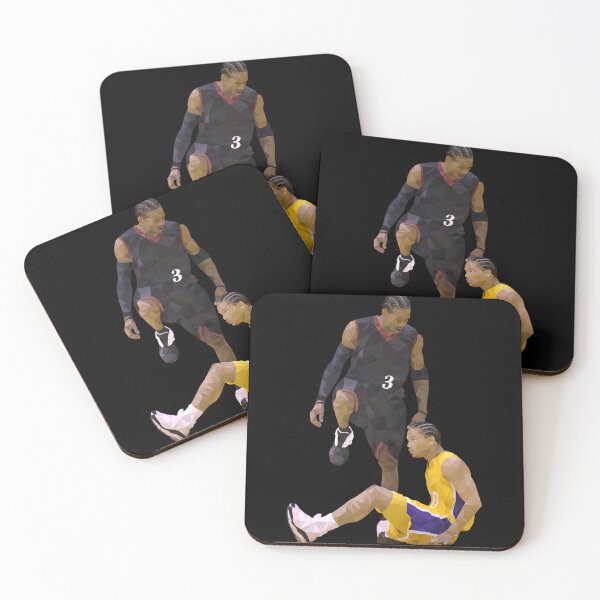 Item preview, Allen Iverson Steps Over Tyronn Lue Low Poly  designed and sold by KARFAL.