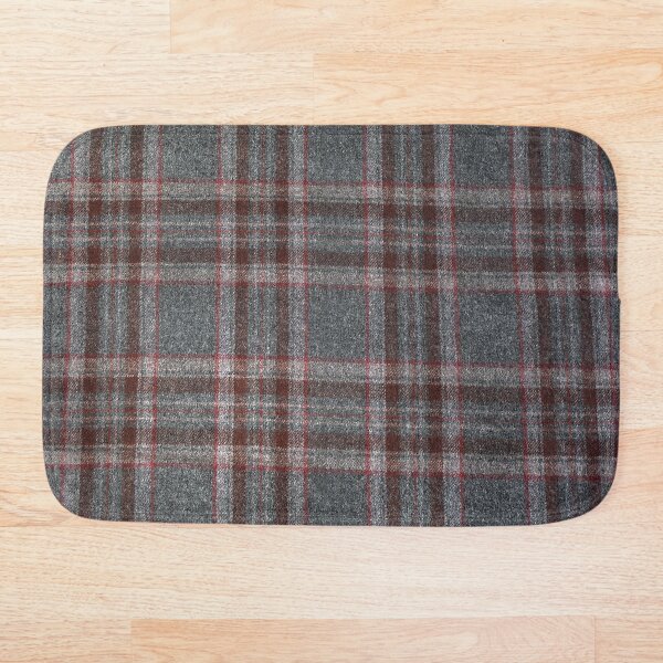 Aperçu de l'œuvre Tartan gris et rouge créée et vendue par Murph's Images.