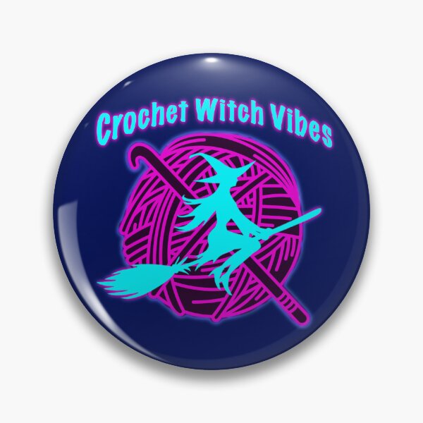 Item preview, Crochet Witch Vibes – Neon Yarn Magic Aesthetic Knitting & Crochet Gift designed and sold by ArtyWares.