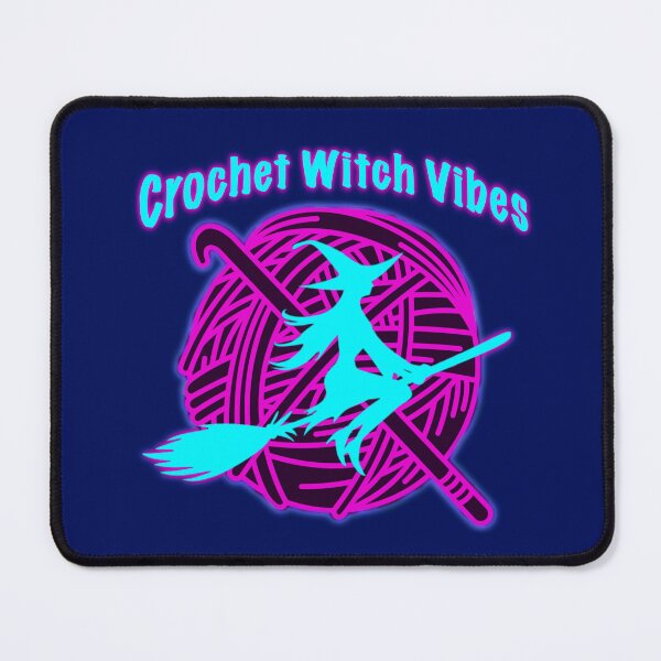Item preview, Crochet Witch Vibes – Neon Yarn Magic Aesthetic Knitting & Crochet Gift designed and sold by ArtyWares.