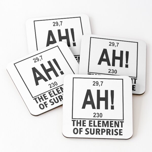 Item preview,  Element of Surprise Ah Chemistry Periodic Table  designed and sold by ZalcArtStore.