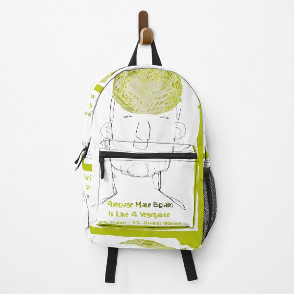 Item preview, Average Male Brain Is Like Vegetable - Cabbage (Drawing by ACCI)   designed and sold by VanyssaGraphics.