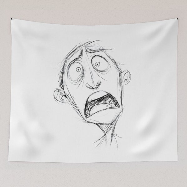 Item preview, Face of Fear designed and sold by Retro Whimsy.