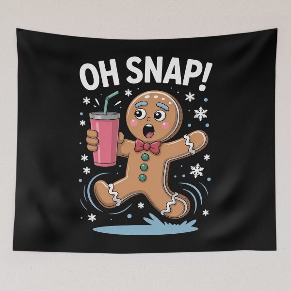 Item preview, Oh Snap Gingerbread Stanley Tumbler Belt Bag Christmas Xmas designed and sold by EllenJast.